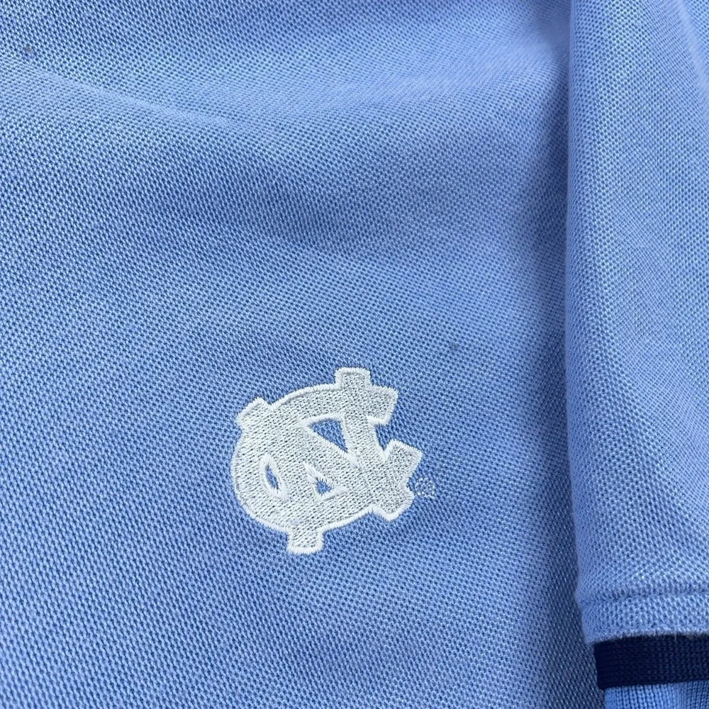Vintage North Carolina Tar Hills Polo Shirt Men XXL 2XL Nike Center‎ Swoosh 90s